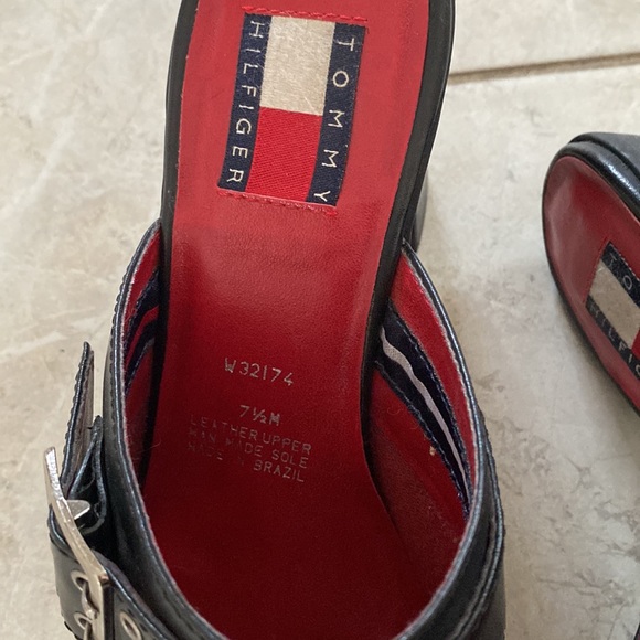 Calvin Klein Black Square Toe Heels 7.5 - Picture 4 of 9